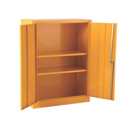 Barton  2-Shelf Hazardous Substance Cabinet Yellow 915mm x 457mm x 1219mm