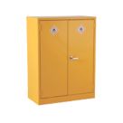 Barton  2-Shelf Hazardous Substance Cabinet Yellow 915mm x 457mm x 1219mm