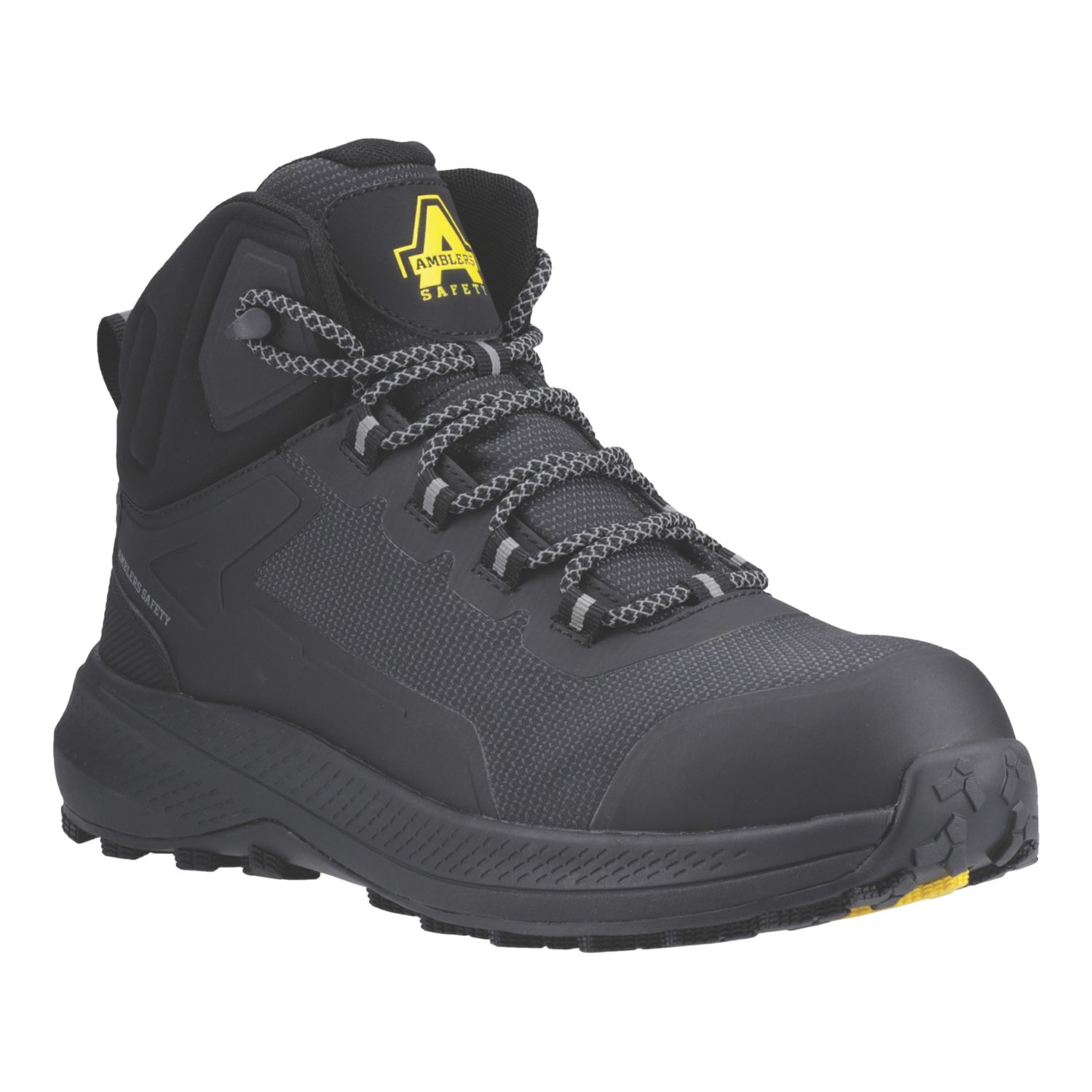 Amblers AS321C Calderdale Size 9 Black Waterproof Safety Boots (993XC)
