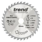 Trend CSB/21036TC Wood Thin Kerf Circular Saw Blade for Cordless Saws 210mm x 30mm 36T