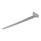 Smith & Locke Matt Silver Tee Hinges 500mm 2 Pack