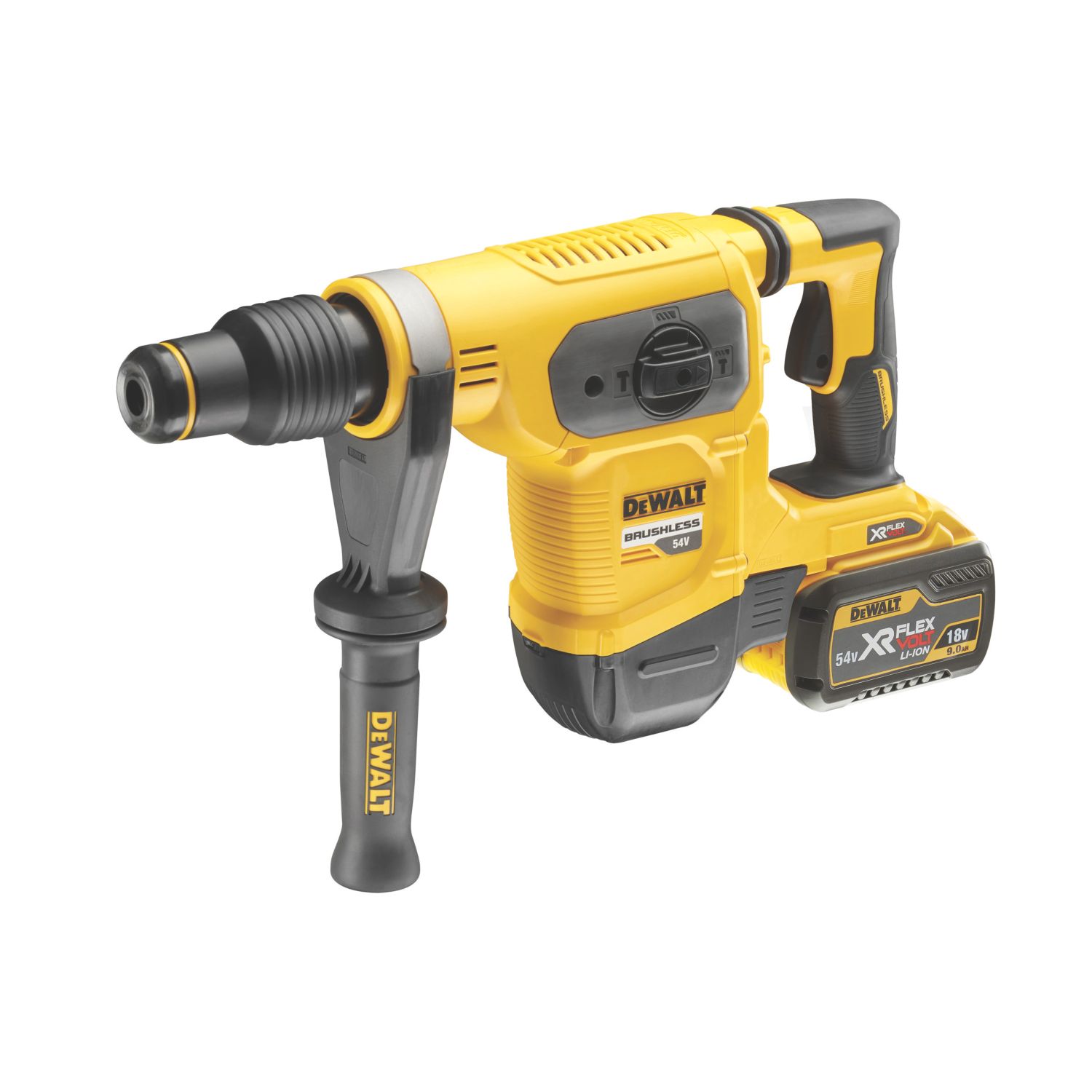 DeWalt DCH481X2-GB 5.4kg 54V 2 x 9.0Ah Li-Ion XR FlexVolt Brushless Cordless SDS Max Drill (9941T)