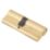 ERA 6-Pin Euro Cylinder Lock 45-55 (100mm) Brass