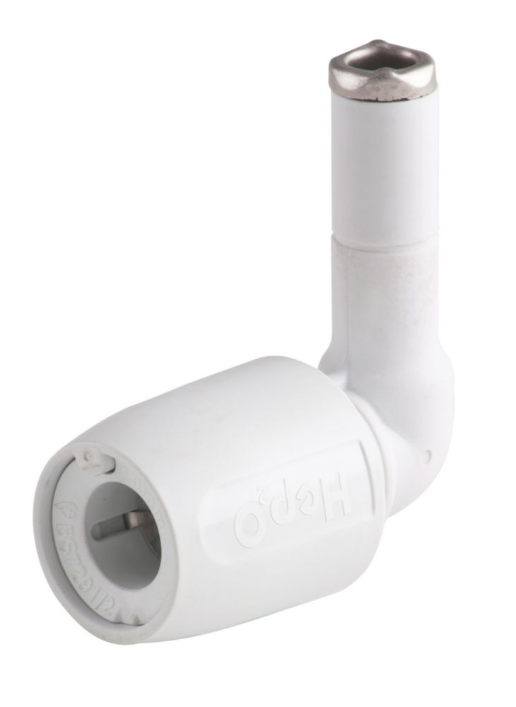 Hep2O  Plastic Push-Fit Equal 90° Stem Elbow 10mm