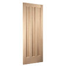 Jeld-Wen Aston Unfinished Oak Veneer Wooden 3-Panel Internal Door 2040mm x 726mm