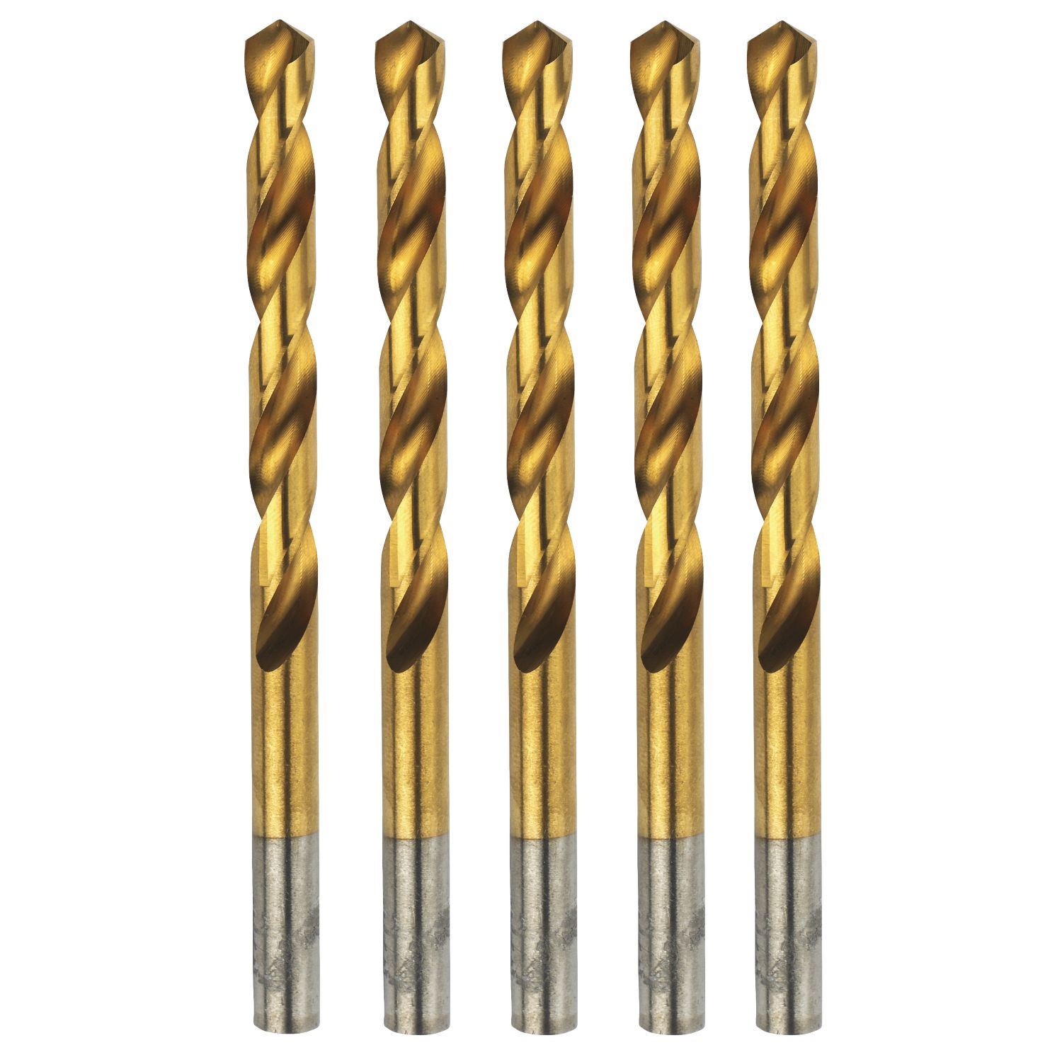 Erbauer Straight Shank Metal Drill Bits 10mm x 133mm 5 Pack (99465)