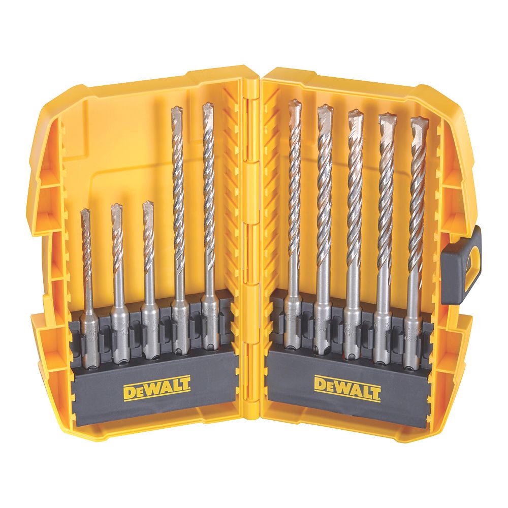 DeWalt SDS Plus Shank Drill Bit Set 10 Pcs Screwfix