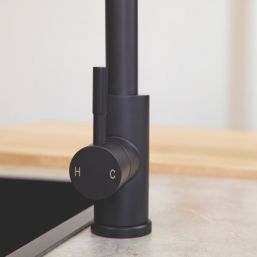 ETAL Cato  Pull-Out Style Kitchen Mixer Tap Matt Black Finish