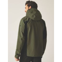 Regatta Birchdale II Waterproof & Breathable Jacket Olive Night / Black 2X Large Size 55.5" Chest