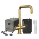 ETAL Elise 4-in-1 Instant Boiling Water Tap with Chiller Unit Brushed Gold