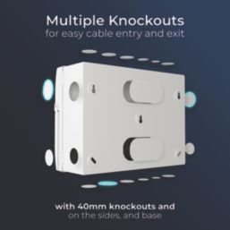 British General CF12MS9-01 9-Module 9-Way Part-Populated High Integrity Main Switch Consumer Unit with SPD