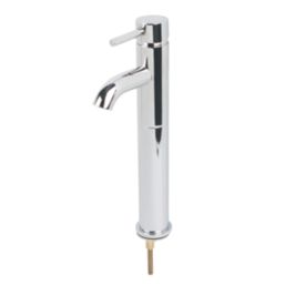 Refurb Swirl Ola Chrome 342mm  Lever Mono Basin Mixer Tap