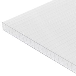 Radmat Building Materials Fivewall Polycarbonate Sheet Clear 1000mm x 25mm x 4000mm