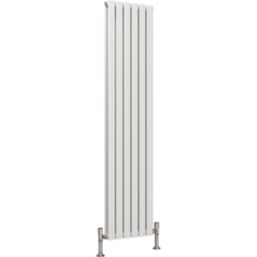 Reina Harley Double 1800mm x 420mm 4161BTU White Vertical Designer Radiator