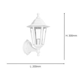 Eglo Olgiata-E Outdoor Wall Light White