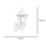 Eglo Olgiata-E Outdoor Wall Light White