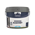 Fortress  Smooth White Masonry Paint 10Ltr