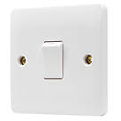 Vimark  20A 1-Gang DP Control Switch White  with White Inserts