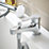 Ideal Standard Calista Deck-Mounted  Bath/Shower Mixer Chrome
