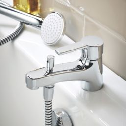 Ideal Standard Calista Chrome 108mm Deck Mounted Single Control Manual Shower Mixer Tap