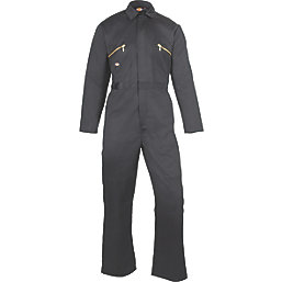 Dickies Redhawk  Boiler Suit/Coverall Black Large 42-48" Chest 30" L