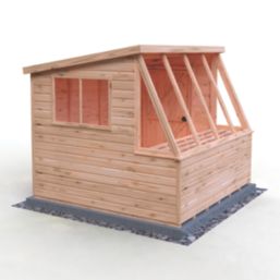 Shire  8' x 8' (Nominal) Pent Timber Potting Shed