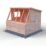 Shire  8' x 8' (Nominal) Pent Timber Potting Shed
