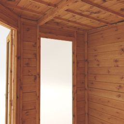 Mercia Premier Corner 6' 6" x 6' 6" (Nominal) Pent Timber Summerhouse