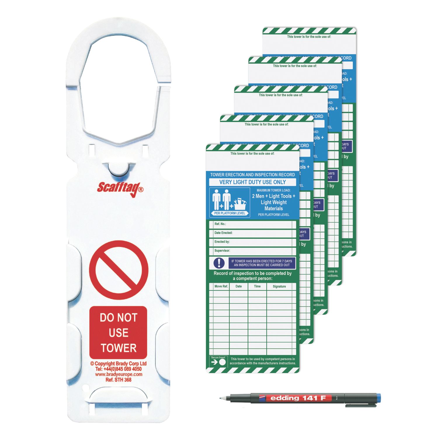 Scafftag Towertag Kit 7 Pieces (994YU)