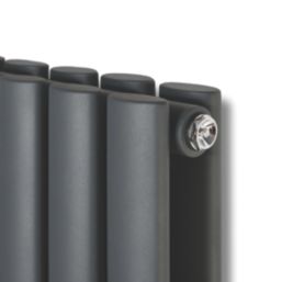 Ximax Fortuna 600mm x 826mm 3201BTU Anthracite Horizontal Designer Radiator