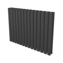 Ximax Fortuna 600mm x 826mm 3201BTU Anthracite Horizontal Designer Radiator