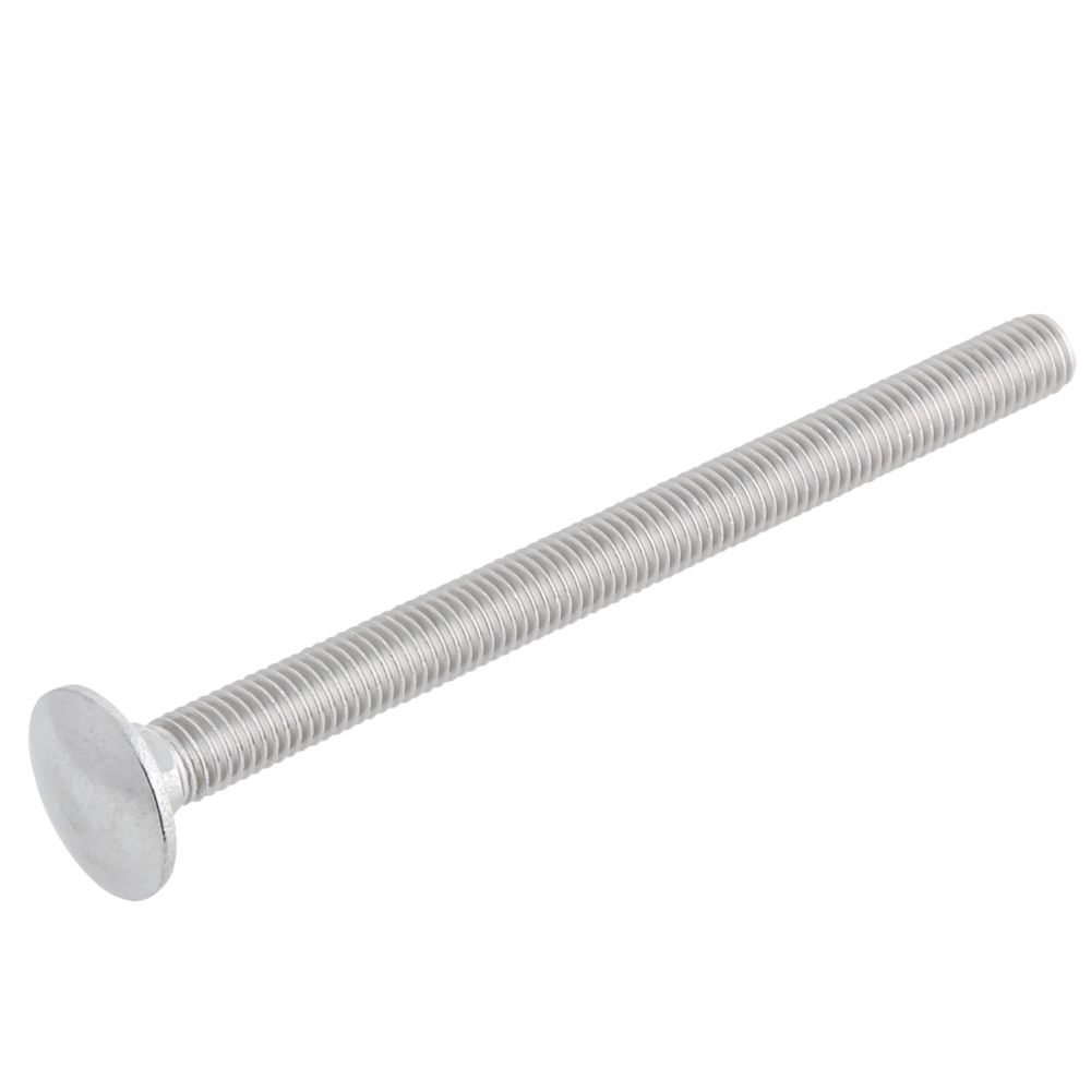 Easyfix Threaded Coach Bolts A2 Stainless Steel M10 x 130mm 10 Pack