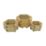 Forest York Hexagonal Planter Set Natural Wood 520mm x 600mm x 330mm 3 Pieces