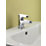 Bristan Quest Bathroom Basin Mono Mixer Tap with Clicker Waste Chrome