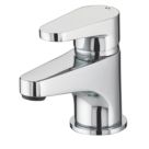 Bristan Quest Chrome 115mm Cloakroom Lever Mono Basin Mixer Tap  With Clicker Waste