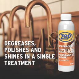 Zep   Copper & Brass Polish 250ml