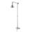 Bristan Colonial HP/Combi Flexible Exposed Chrome-Plated Thermostatic Shower Valve with Rigid Riser