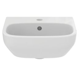 Ideal Standard i.life A Handbasin & Pedestal 1 Tap Hole 400mm
