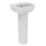 Ideal Standard i.life A Handbasin & Pedestal 1 Tap Hole 400mm