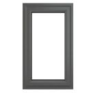 Crystal  Right-Hand Opening Clear Triple-Glazed Casement Anthracite on White uPVC Window 610mm x 1040mm