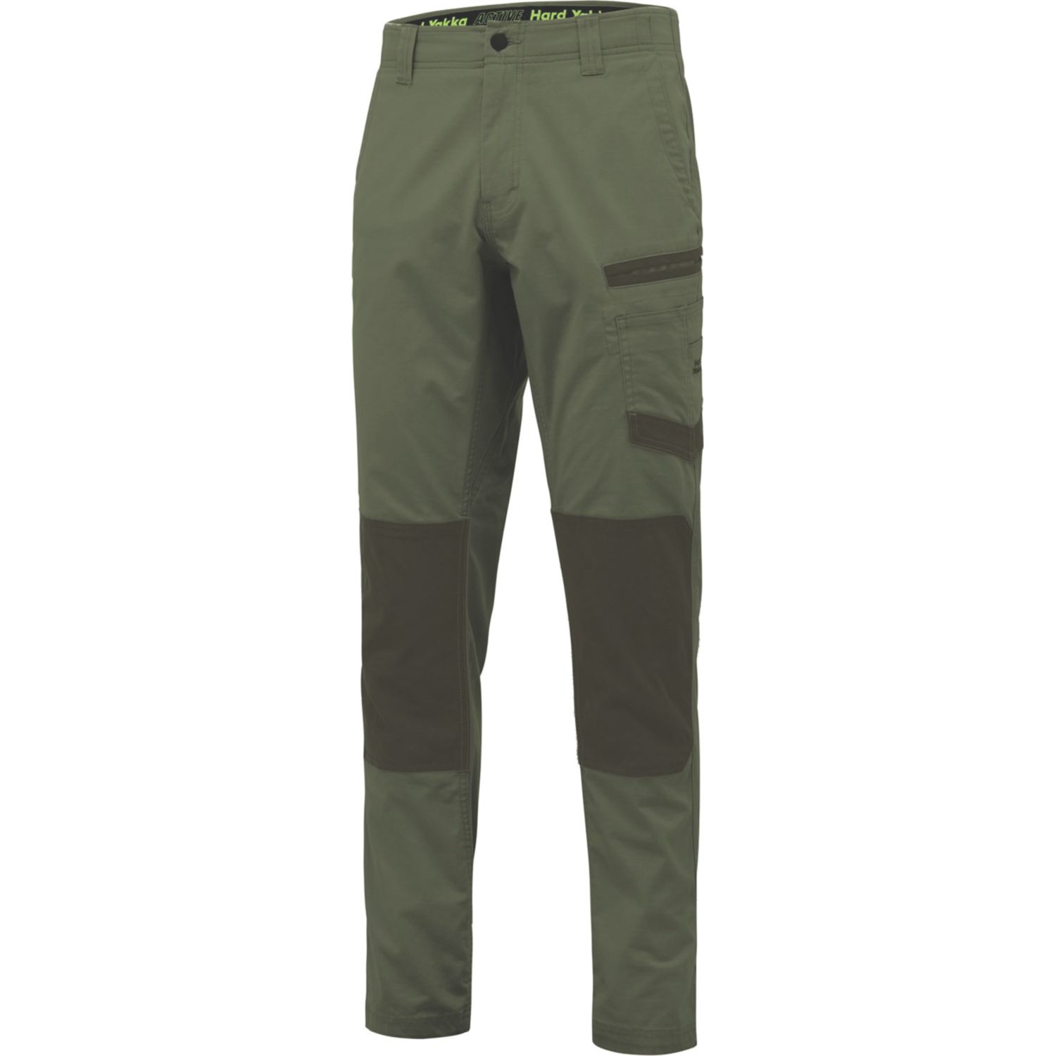 Hard Yakka Raptor Active Work Trousers Green 40" W 32" L (995KE)