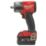 Milwaukee M18 FMTIW2F12-502X FUEL 18V 2 x 5.0Ah Li-Ion RedLithium Brushless Cordless Impact Wrench