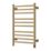 Reina 800mm x 500mm 358BTU Brass Flat Electric Towel Radiator