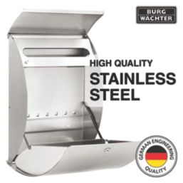 Burg-Wachter Riviera Post Box Grey Metallic