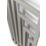 Terma 1460mm x 520mm 2425BTU Silver Vertical Designer Radiator
