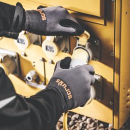 Scruffs  Worker Gloves Grey Large 5 Pairs