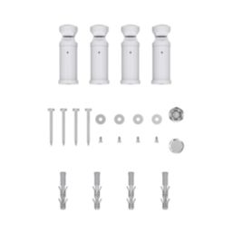 Flomasta 1000mm x 500mm 1522BTU White Flat  Towel Radiator