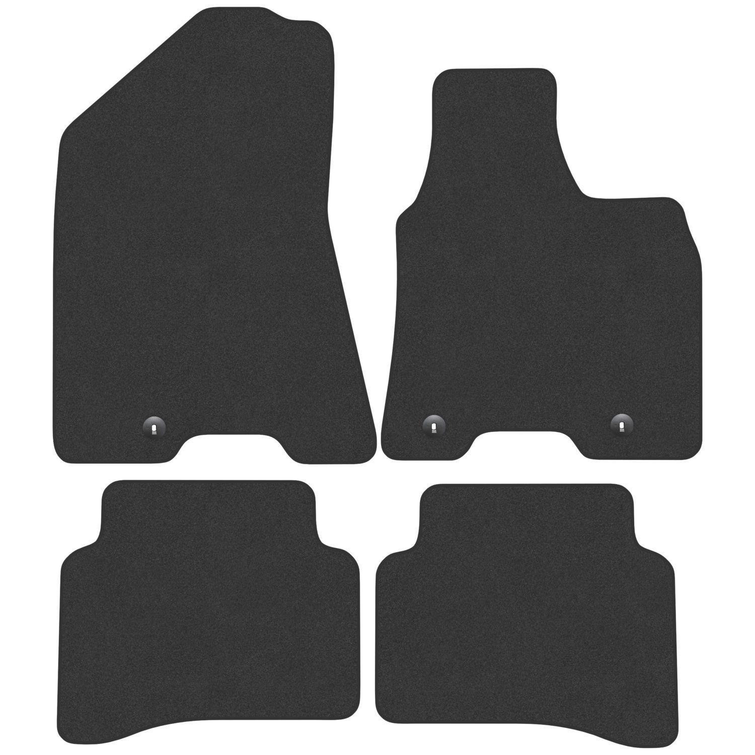 Car Mat Co. Kia Sportage 2016 - 2021 Carpet & Rubber Car Mats 4 Piece Set (995VV)