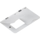 Knightsbridge Flat Plate 4-Module Modular Faceplate Matt White