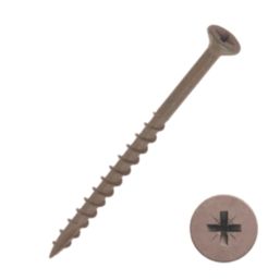 Timbadeck  PZ Double-Countersunk  Decking Screws 4.5mm x 75mm 500 Pack